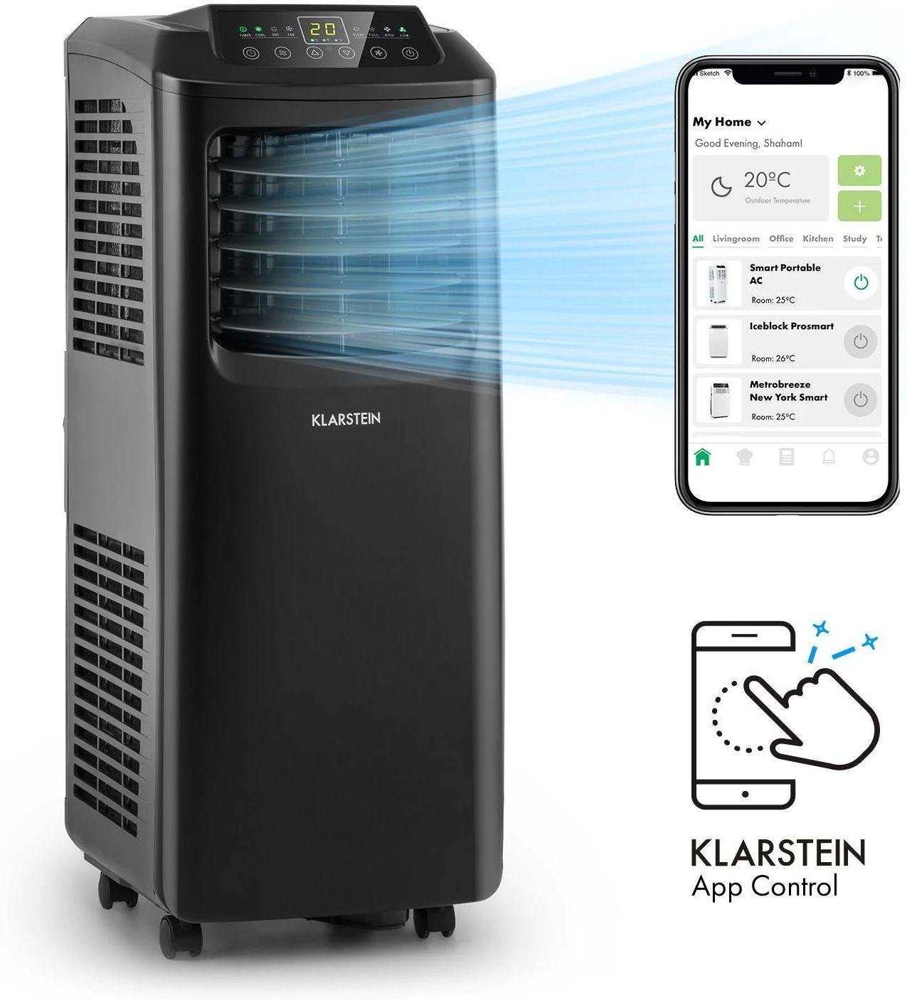 Metrobreeze Smart 12000 BTU Climatiseur mobile Noir