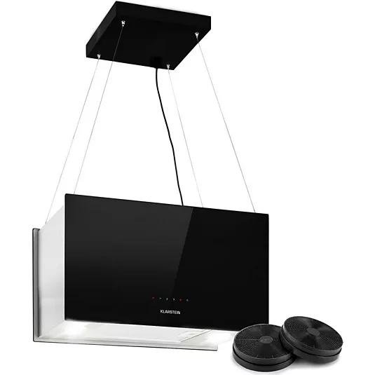 Remy 90cm 630m³/h Hotte Plafond Noire V2